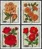 Bund Bund, Michel Nr. 1150-1153 postfrisch - Rosen - Blumen -