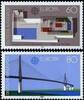 Bund Bund, Michel Nr. 1321-1322 postfrisch - Europa: Moderne Architektur -
