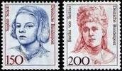 Bund Bund, Michel Nr. 1497-1498 postfrisch - Sophie Scholl & Bertha von Suttner -