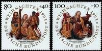 Bund Bund, Michel Nr. 1707-1708 postfrisch - Weihnachten 1993 -