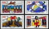 Berlin Berlin, Michel Nr. 838-841 postfrisch - Zirkus -