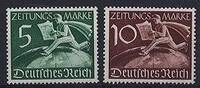 Deutsches Reich Deutsches Reich, Michel Nr. Z 738-739 postfrisch - Auslands-Zeitungsmarken: Zeitungsbote -