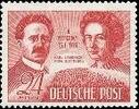 Sowjetische Zone SBZ, Michel Nr. 229 postfrisch - Karl Liebknecht & Rosa Luxemburg - KPDler der ersten Stunde -
