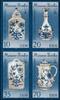DDR DDR, MiNr. 3241 II-3244 II Viererblock postfrisch - Meissener Porzellan Zwiebelmuster -