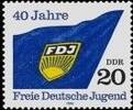 DDR DDR, MiNr. 3002 postfrisch - 40 Jahre Freie Deutsche Jugend (FDJ) -