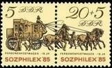 DDR DDR, MiNr. 2965-2966 Zusammendruck postfrisch - SOZPHILEX ’85, Berlin -