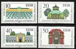 DDR DDR, MiNr. 2826-2829 postfrisch - Schlösser und Gärten -
