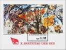 DDR DDR, Block 63 postfrisch - 10. Parteitag der SED -