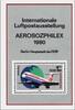 DDR DDR, Block 59 postfrisch - Aerosozphilex 1980 - Langstreckenflugzeug IL 62 -