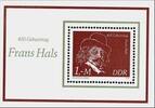 DDR DDR, Block 61 postfrisch - 400. Geburtstag Frans Hans (niederländischer Maler) -