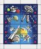 DDR DDR, MiNr. 1636-1643 Kleinbogen postfrisch - 10 Jahre bemannte sowjetische Weltraumflüge -