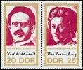 DDR DDR, MiNr. 1650-1651 Zusammendruck postfrisch - Karl Liebknecht | Rosa Luxemburg -