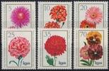 DDR DDR, MiNr. 2070-2075 postfrisch - Blumen -