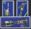 DDR DDR, MiNr. 2083-2085 postfrisch - Sowjetisch-amerikanisches Raumfahrtunternehmen Sojus-Apollo -