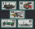 DDR DDR, MiNr. 2254-2258 postfrisch - Verkehrsmuseum Dresden 1977 -