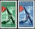 DDR DDR, MiNr. 601-602 postfrisch - 40. Jahrestag der Oktoberrevolution in Russland -