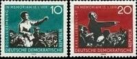 DDR DDR, MiNr. 674-675 postfrisch - Rosa Luxemburg & Karl Liebknecht -