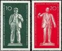 DDR DDR, MiNr. 772-773 postfrisch - Lenin-Denkmal, Lutherstadt Eisleben | Thälmann-Denkmal, Puschkin -
