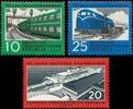 DDR DDR, MiNr. 804-806 gezähnt postfrisch - 125 Jahre Deutsche Eisenbahnen -