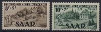 Saarland Saarland, Michel Nr. 262-263 postfrisch - Jugendherbergswerk -