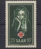 Saarland Saarland, Michel Nr. 304 postfrisch - Rotes Kreuz 1951 -