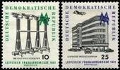 DDR DDR, MiNr. 813-814 postfrisch - Leipziger Frühjahrsmesse 1961 -