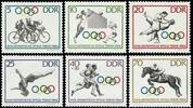 DDR DDR, MiNr. 1033-1038 postfrisch - Olympische Sommerspiele Tokio 1964 -