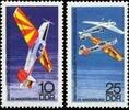DDR DDR, MiNr. 1391-1392 postfrisch - Weltmeisterschaft im Motorkunstflug 1698 -