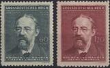 Böhmen und Mähren Böhmen und Mähren, Michel Nr. 138-139 postfrisch - 60. Todestag Friedrich Smetan -