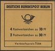 Berlin Berlin, Markenheftchen MH 6 a postfrisch - Brandenburger Tor 1970 -