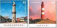 Bund Bund, Michel Nr. 2677-2678 postfrisch - Leuchttürme: Warnemünde + Amrum -