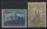 Deutsches Reich Deutsches Reich, Michel Nr. 261-262 postfrisch - Wartburg & Kölner Dom -