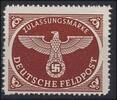 Deutsches Reich Deutsches Reich Feldpost MiNr. 2 B x postfrisch - Zulassungsmarke Feldpostpäckchen -