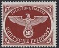 Deutsches Reich Deutsches Reich Feldpost MiNr. 2 A y postfrisch - Zulassungsmarke Feldpostpäckchen -