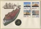 Numisbriefe DDR DDR Numisbrief 5 M | Rostock-Stralsund 1988 | Worbes 55a -