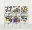 DDR DDR, MiNr. 1995-2000 Kleinbogen gestempelt SST - Wintermärchen: Zwitscher hin zwitscher her -