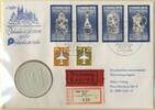 Numisbriefe DDR DDR Numisbrief | Porzellan-Medaille | Philatelia 1989 Köln | Worbes 70 -