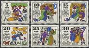 DDR DDR, MiNr. 1450-1455 postfrisch Einzelmarken - Märchen Jorinde und Joringel -