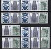 Bund Bund, Zusammendruck W79-W84 und 1340/7 C/D postfrisch aus MH 25, H-Bl. 30 -