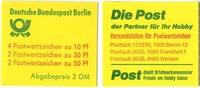 Berlin Berlin, Markenheftchen MH 11 f postfrisch -