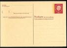 Bund Bund Heuss Ganzsache P 46 II * F/A ungebraucht Michel 50,- € -