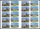 Bund Bund, Folienblatt 67 gestempelt ESST - 3311-3312 - Wartburg / Ludwigsburg -