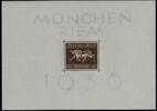 Deutsches Reich Deutsches Reich, Block 4 postfrisch - 1936 Braunes Band -
