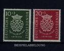Bund Bund Jahrgang 1950 MiNr. 121-122 postfrisch - Bachsiegel -