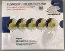 BRD Euro-Währung 5 x 2 Euro BRD 5 x 2 EURO 2009 PP - ADGFJ - Saarbrücken Ludwigskirche - OVP -