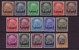 Deutsche Besetzungsausgaben 1939/45 Deutsche Besetzung Elsaß Michel Nr. 1-16 postfrisch -