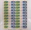 DDR DDR, MiNr. 2345-2346 DV WPD 1 Zähnung C kompletter Bogen FNr 1 postfrisch Druckvermerk -