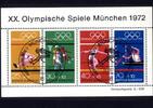 Bund Bund, Block 8 gestempelt - Olympia 1972 Sonderstempel SST MÜNCHEN 2 -