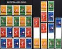 Bund Bund Zusammendruck W30-37, S53-54, SZ1a-2b postfrisch Olympiade 1972 -