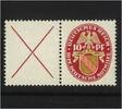 Deutsches Reich Deutsches Reich Zusammendruck W 24.1 postfrisch aus Nothilfe-MHB -